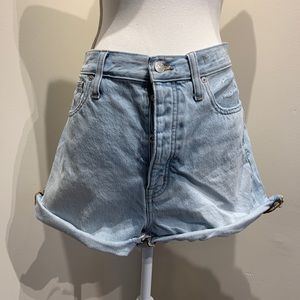 Madewell The Mom Denim Shorts Size 30